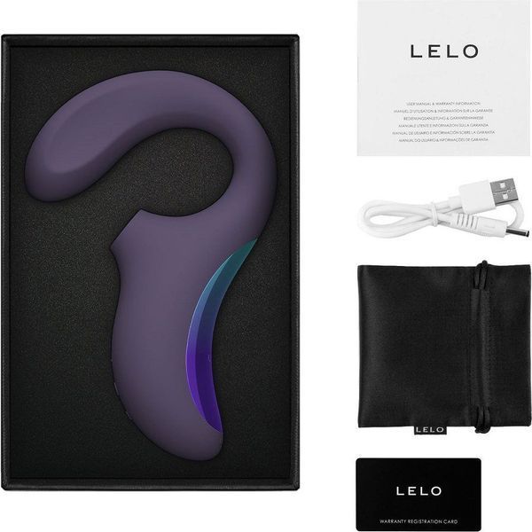 Кліторально-вагінальний звуковий стимулятор LELO Enigma WAVE Cyber Purple, 3 типи стимуляції SX0686 фото