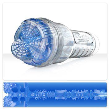 Мастурбатор Fleshlight Turbo Core Blue Ice, оральний секс (глибоке горло) SO6582 фото