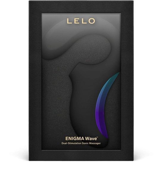 Кліторально-вагінальний звуковий стимулятор LELO Enigma WAVE Black, 3 типи стимуляції SX0687 фото