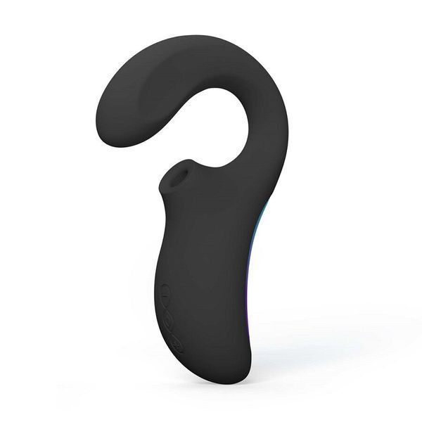 Кліторально-вагінальний звуковий стимулятор LELO Enigma WAVE Black, 3 типи стимуляції SX0687 фото