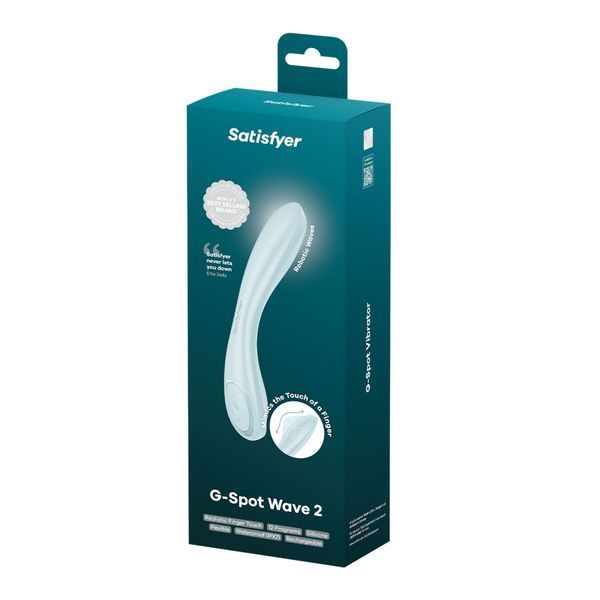 Вібратор Satisfyer G-Spot Wave 2 Ice Blue, імітує доторкання пальця SX3845 фото