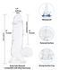 Прозорий фалоімітатор на присосці ADDICTION &mdash; Clear Dildo with Balls 6&Prime;. SO5580 фото 2