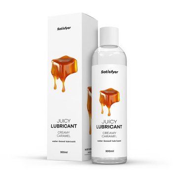 Лубрикант на водній основі Satisfyer Juicy Lubricant Creamy Caramel water based 300 мл SX2718 фото