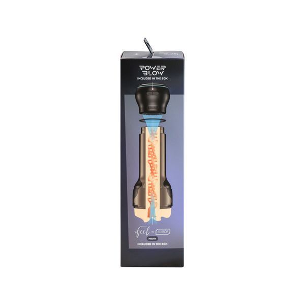 Мастурбатор-ротик Kiiroo Feel Mouth зі всмоктувальною інтерактивною насадкою PowerBlow Combo Set SX1231 фото