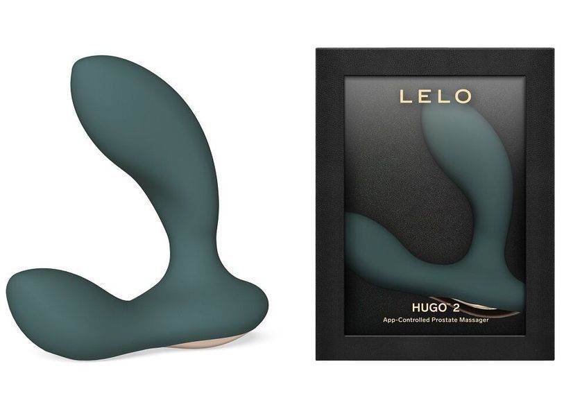 Смарт-масажер простати LELO Hugo 2 Green, 2 мотори, підвищена потужність SX0688 фото
