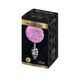 Металева анальна пробка Кролячий хвостик фіолетовий, Alive Fluffy Twist Plug розмір L, діаметр 3,8 см SO6310 фото 4