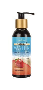 Змазка на водній основі Sensuva Natural Water-Based Strawberry (125мл) без гліцерину та парабенів SO3226 фото