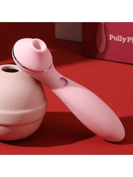 Вакуумний вібратор KISTOY Polly Plus Pink SO4959 фото