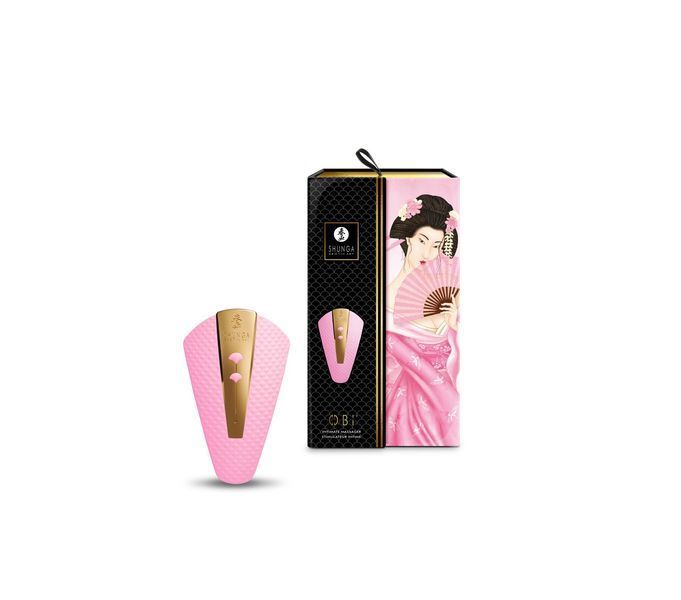 Кліторальний вібратор Shunga Obi Light Pink SO6898 фото