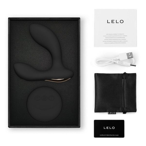 Масажер простати LELO Hugo 2 Remote Black, 2 мотори, дуже потужний, пульт ДК SX0691 фото