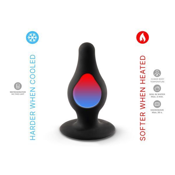 Анальна пробка SilexD (Model 2 size L) двошаровий, силікон+Silexpan, діаметр 4,5 см SO5015 фото