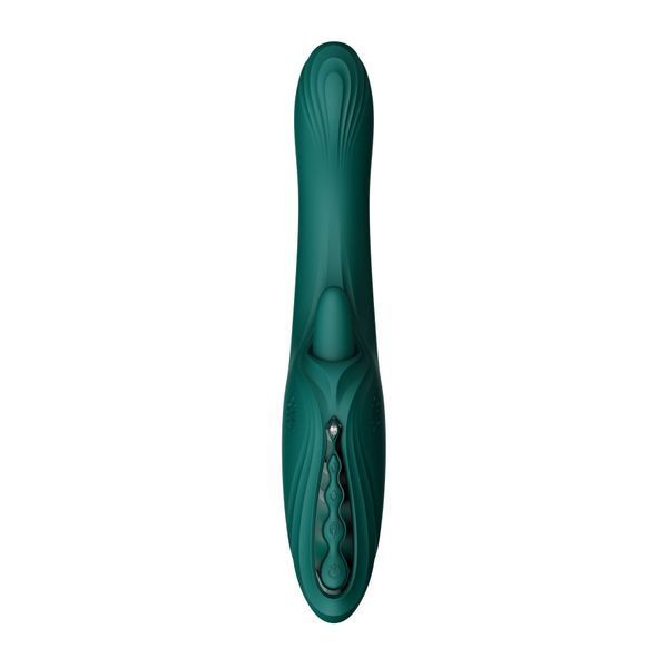 Вібратор-кролик Zalo Ares Turquoise Green SX2693 фото