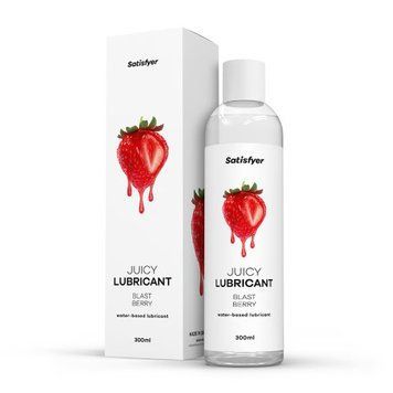 Лубрикант на водній основі Satisfyer Juicy Lubricant Blast Berry water based 300 мл SX2722 фото