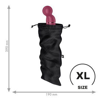 Мішечок для секс-іграшок Satisfyer Treasure Bag XL, чорний, на шнурку SX0552 фото