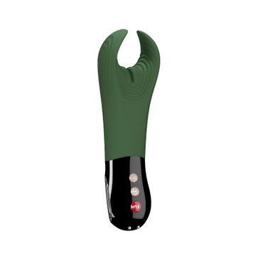 Вібратор для пеніса Fun Factory MANTA moss green/black, підходить для парних ігор SX0966 фото