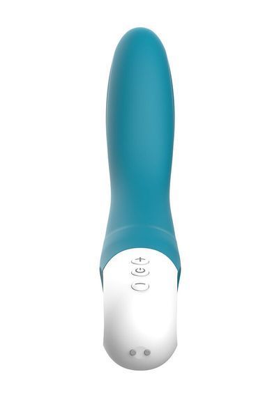 Вібратор точки G Liebe Bend It Rechargeable Ocean Blue, 10 режимів, дуже потужний, гнучкий стовбур SX1597 фото