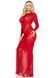 Сукня Leg Avenue Lace and Net Bodycon Gown One Size, Red SX1738 фото 4
