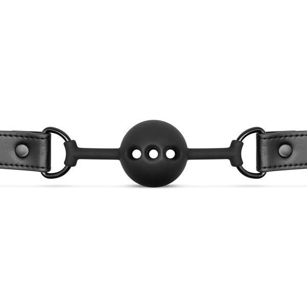 Повітропроникний кляп Bedroom Fantasies: Breathable Silicone Ball Gag, чорний SO8816 фото