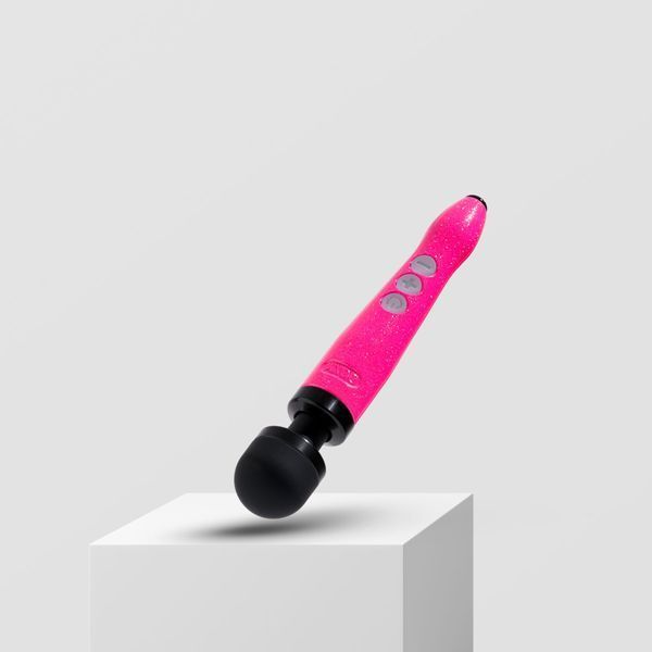 Вібромасажер DOXY Die Cast 3R Hot Pink, дуже потужний, перезаряджуваний, металевий корпус SX2460 фото