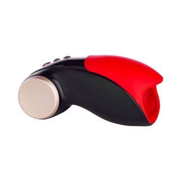 Мастурбатор для головки пеніса Fun Factory COBRA LIBRE II black/red, 2 мотори, гра без рук SX0967 фото