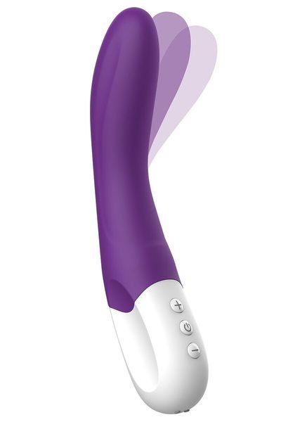 Вібратор точки G Liebe Bend It Rechargeable Purple, 10 режимів, дуже потужний, гнучкий стовбур SX1598 фото