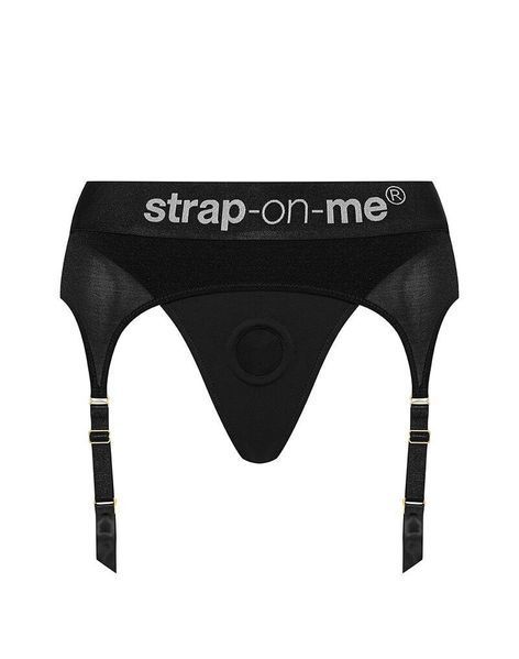 Труси для страпона з підв&rsquo;язками для панчіх Strap-On-Me REBEL HARNESS - S SO4875 фото