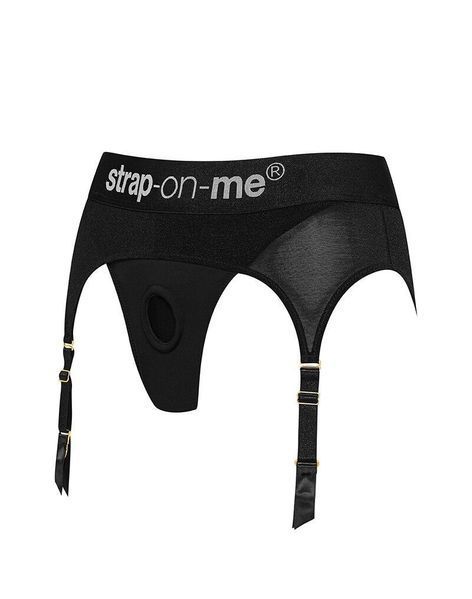 Труси для страпона з підв&rsquo;язками для панчіх Strap-On-Me REBEL HARNESS - S SO4875 фото