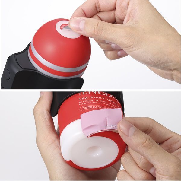 Вібронасадка Tenga CUP VIBRATOR, 7 режимів, 2 мастурбатори в комплекті SX2290 фото