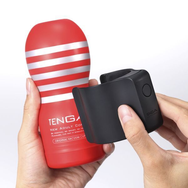 Вібронасадка Tenga CUP VIBRATOR, 7 режимів, 2 мастурбатори в комплекті SX2290 фото