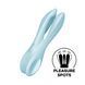 Кліторальний вібратор Satisfyer Threesome 1 Light Blue з трьома гнучкими пальчиками SO6986 фото 1