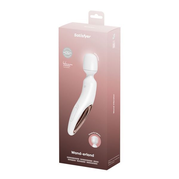 Вібромасажер Satisfyer Wand-erland (White/Rosegold) SX2697 фото