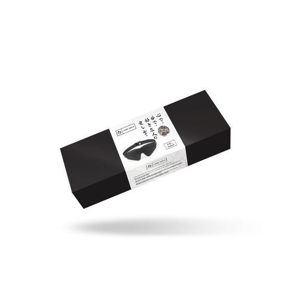 Маска на очі Liebe Seele Black Organosilicon Blindfold, екошкіра SO9482 фото