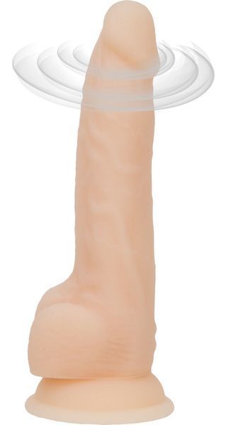 Фалоімітатор з вібрацією та ротацією Naked ADDICTION James 8&Prime; Rotating & Vibrating Dong + пульт дистанційного керування SO5587 фото