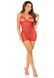 Сорочка Leg Avenue Mini Heart Trimmmed Net Chemise One Size, Red SX1740 фото 7