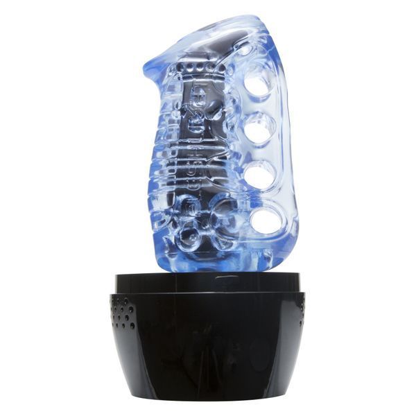 Мастурбатор Fleshlight Fleshskins Grip Blue Ice, надійна фіксація на руці, відмінно для пар та мінет F16623 фото