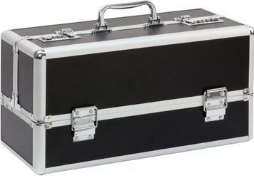 Великий кейс для зберігання секс-іграшок BMS Factory Large Lokable Vibrator Case Black,кодовий замок SO8899 фото