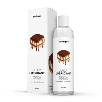 Лубрикант на водній основі Satisfyer Juicy Lubricant Tasteful Tiramisu water based 300 мл SX2725 фото