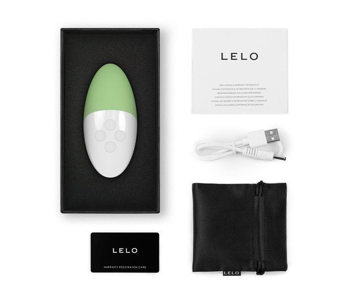 Музичний вібратор для клітора LELO SIRI 3 Green, вібрації в ритмі звуків без смартфона SX0695 фото