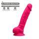 Фалоімітатор SilexD Tomas Pink (MODEL 1 size 9in), двошаровий, силікон + Silexpan, діаметр 4,9см SO5023 фото 10