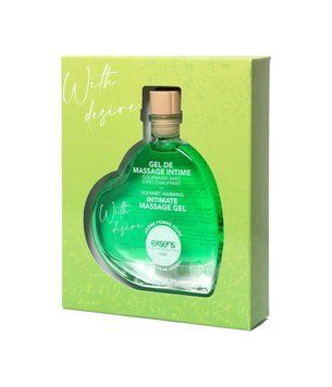 Масажний гель EXSENS With Desire Apple Pear 50 мл, розігрівальний, без цукру, їстівний SX2192 фото