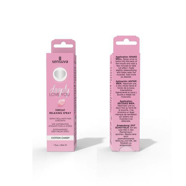 Спрей для мінету Sensuva Deeply Love You Cotton Candy (29 мл), для глибокого мінету SO9818 фото