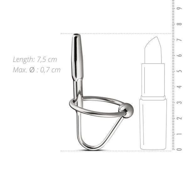 Уретральний стимулятор Sinner Gear Unbendable &ndash; Sperm Stopper Hollow Ring, 1 кільце SO4581 фото