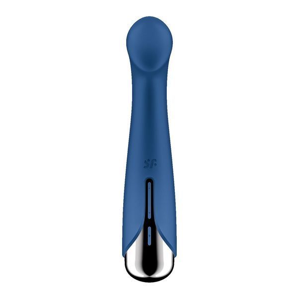 Вібратор з ротацією Satisfyer Spinning G-Spot 1 Blue, плоский майданчик для стимуляції точки G SX0556 фото