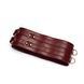 Шкіряний пояс для бондажу Liebe Seele Wine Red Waist Cuff, M Size SO9461 фото 2
