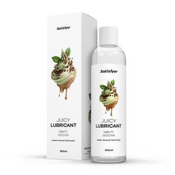 Лубрикант на водній основі Satisfyer Juicy Lubricant Minty Mocha water based 300 мл SX2727 фото