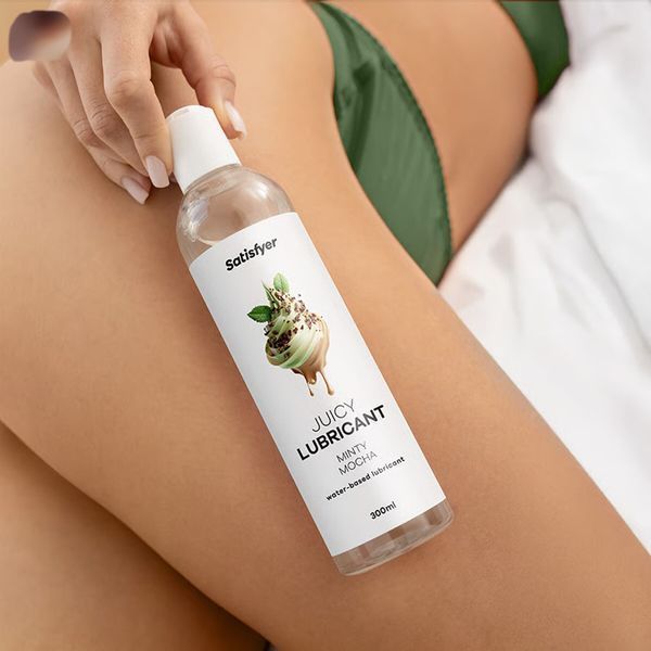 Лубрикант на водній основі Satisfyer Juicy Lubricant Minty Mocha water based 300 мл SX2727 фото