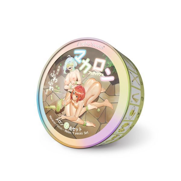 БДСМ-набір для початківців Liebe Seele Macaron 9pcs Bondage Kit-Melon, 9 предметів, мініванд SO9512 фото