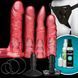 Набір для страпона Doc Johnson Vac-U-Lock Crystal Jellies Set, діаметр 3,8см, 2&times;4,5см, 5,1 см SO1989 фото 1