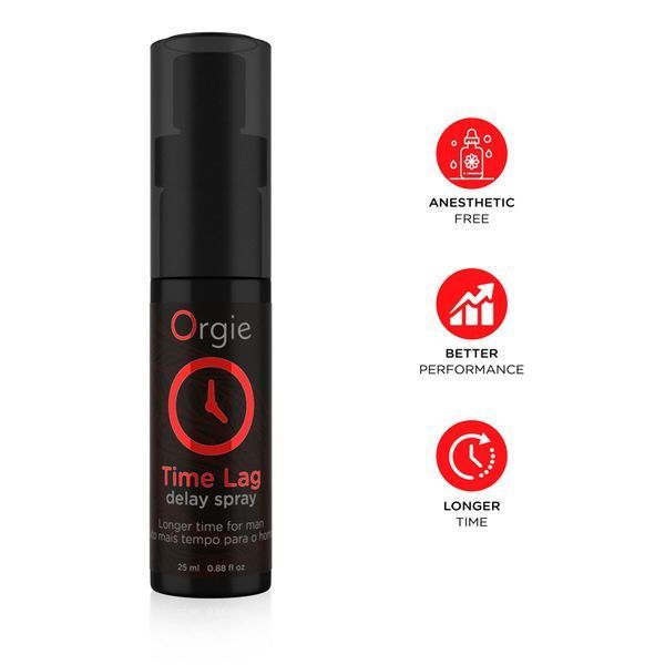 Спрей-пролонгатор Orgie Time Lag Delay Spray, 25 мл, без анестетиків, з пантенолом SX1559 фото