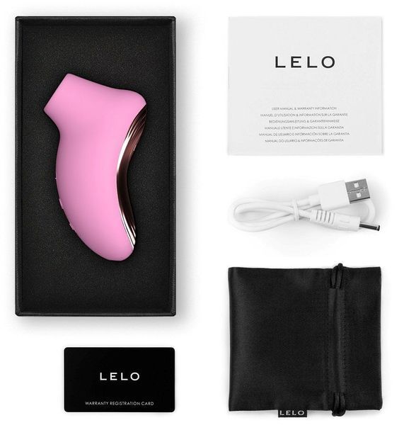 Звуковий стимулятор клітора LELO SONA 2 Travel Pink, тревел-версія, 12 режимів SX0699 фото